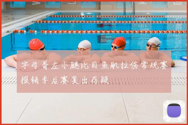 字母哥左小腿比目鱼肌拉伤常规赛报销季后赛复出存疑